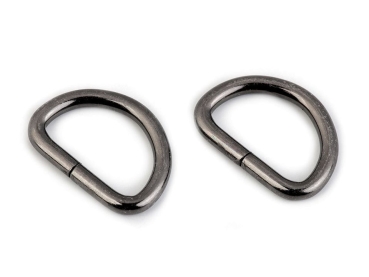 D - Ring 25 mm Nickel